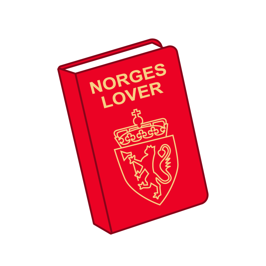 Tegning bok av norges lover